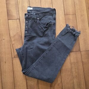 Madewell Mid-Rise Charcoal Women’s Skinny Jeans Size 32X28